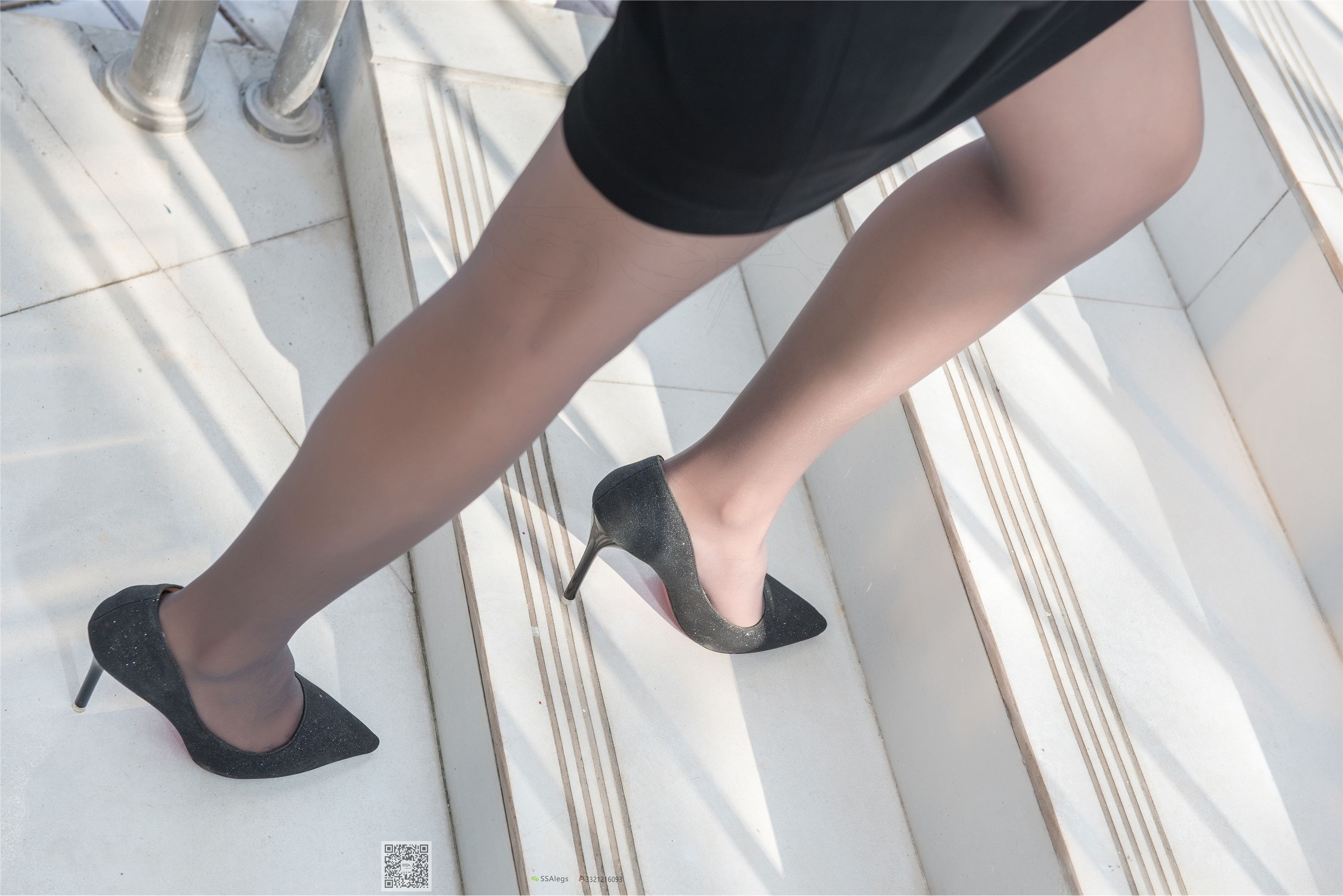 SSA丝社 NO.041 兰兰 灰丝女秘书带你看项目